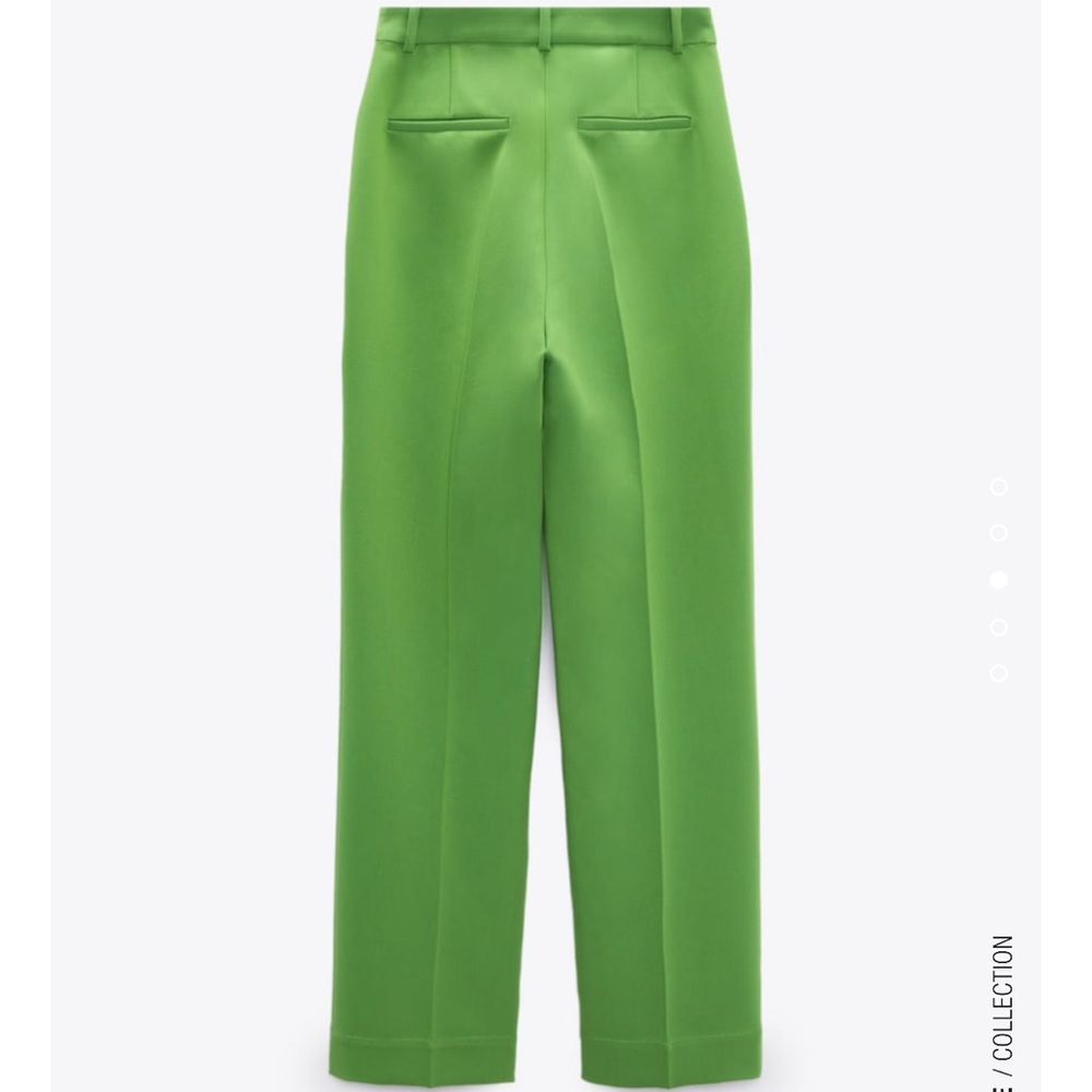 ZARA STRAIGHT LEG PANTS - Picture 4 of 6